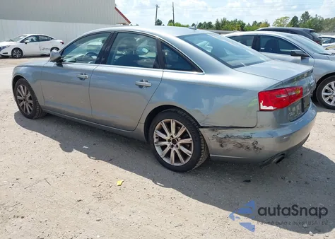 2013 Audi A6 2.0T Premium from USA, damaged, VIN WAUGFAFC4DN032217